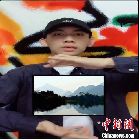 台湾时尚青年以手指舞展示壮族传统节日 有意赴广西创业