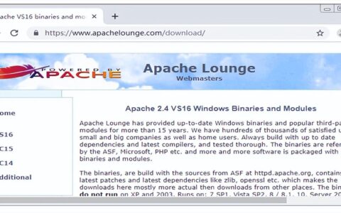 Apache软件安装与配置【图文教程】
