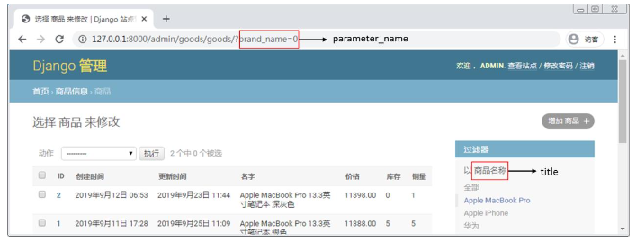 人工智能：Django中提供的常用列表页选项