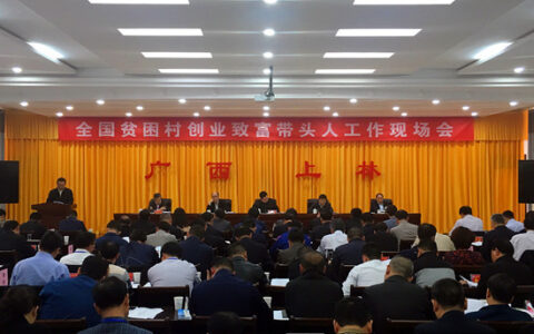 全国贫困村创业致富带头人工作现场会在上林举行