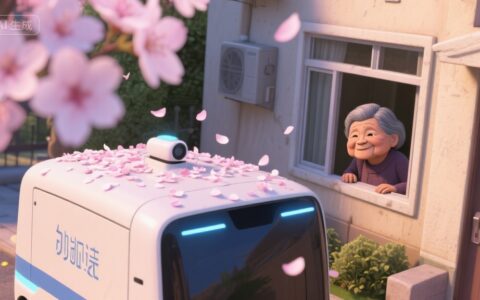 无人车驶过街角时，那些藏在轮印里的温柔