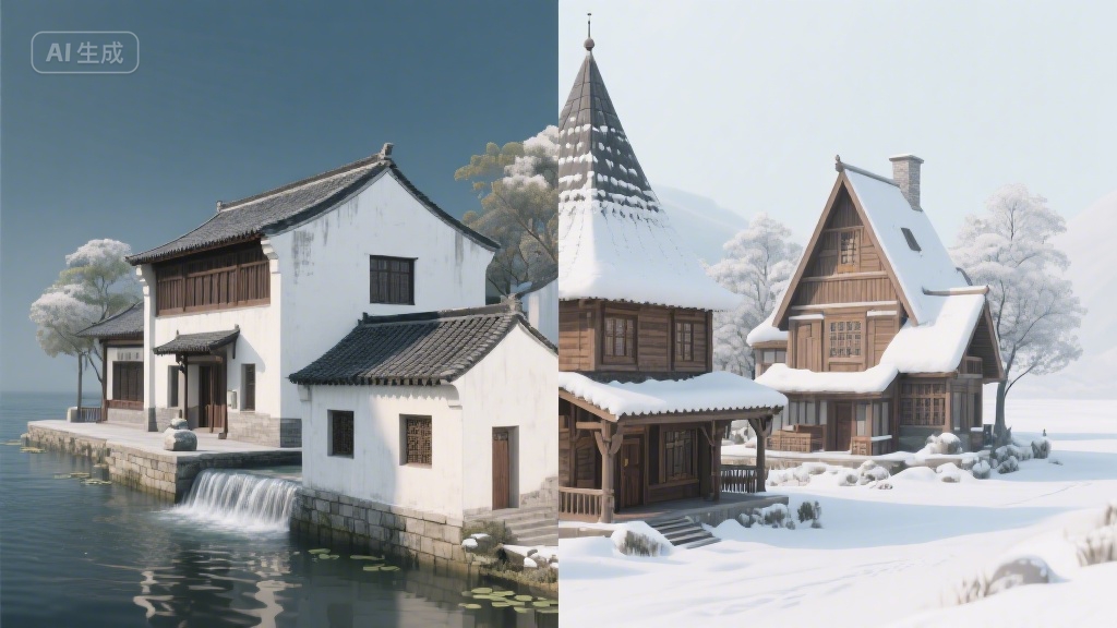 砖瓦与光影交织的诗：建筑的静默叙事