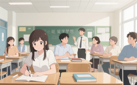 留学培训教室里的那些温暖与成长
