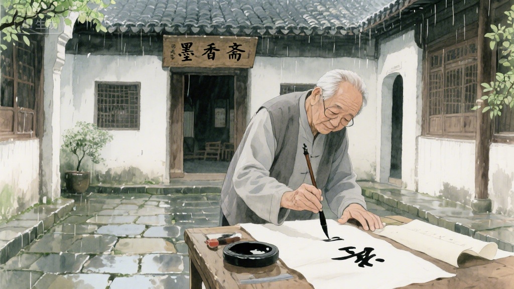 巷尾的墨香与掌心的温度