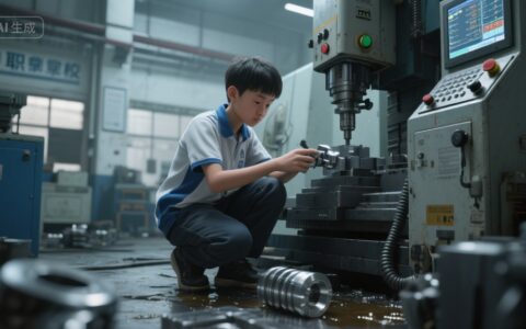 那些在实训车间里绽放的青春