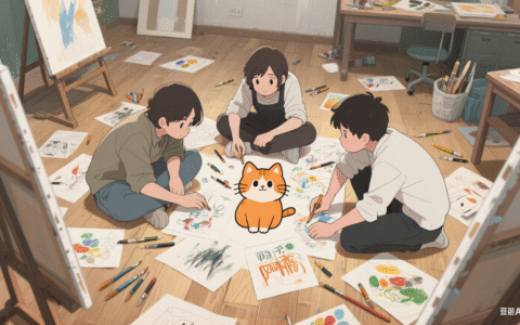 从画室角落到绘本货架：小橘猫 “阿橘” 的 IP 孵化记
