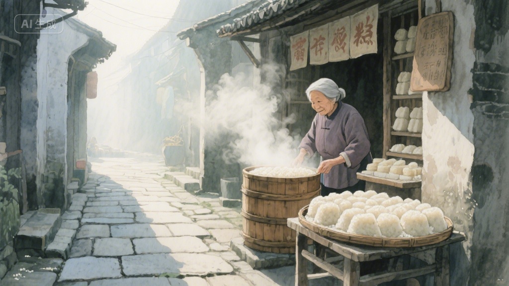 巷口米香里的时光味道