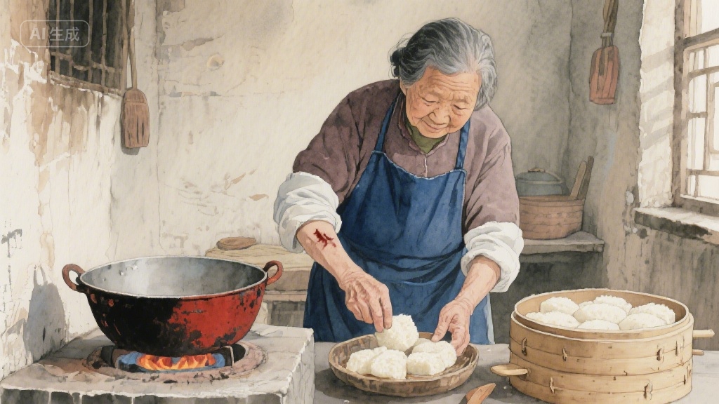 灶台上的时光刻度