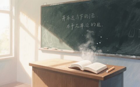 粉笔灰里长出的春天