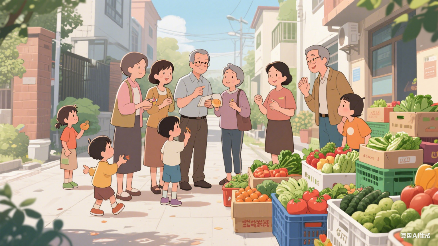 邻里间的微光市集：社区团购里的烟火与诗意