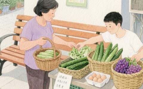 邻里间的微光市集：社区团购里的烟火与诗意