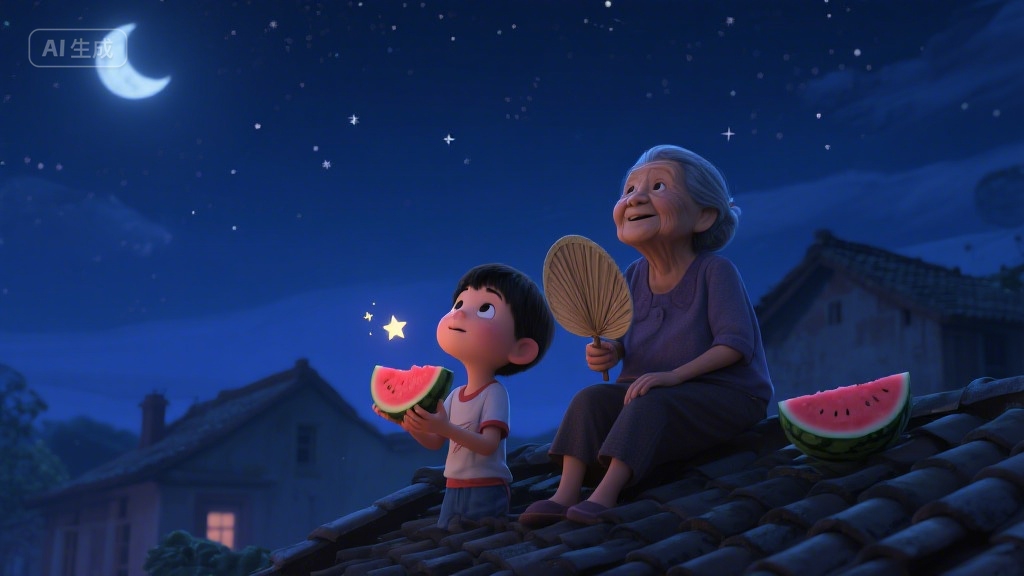 星子落进眼眸时