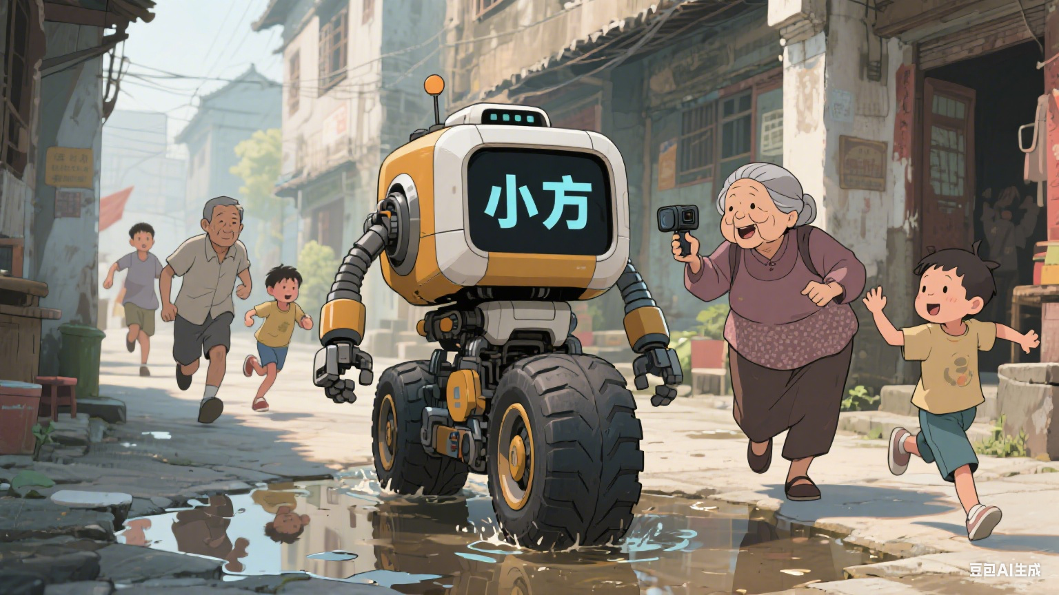 橘色小方：穿梭在街巷的无声信使