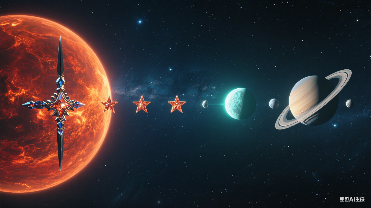 星穹织锦：宇宙深处的光影絮语