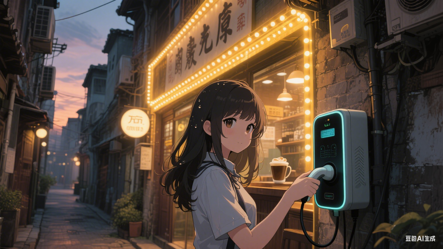 电流里的城市星光：充电桩与生活的温柔共振