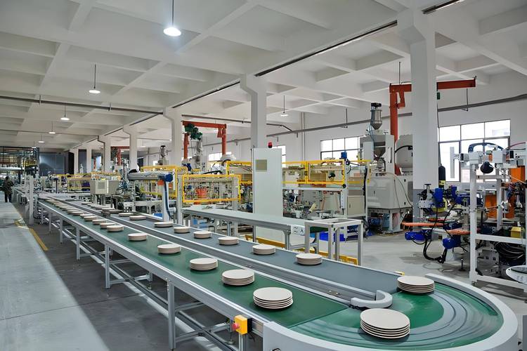 超声波加工设备在加工陶瓷工件场景图