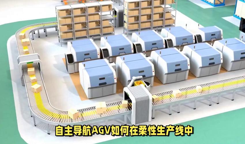 工业5G专网AGV协同调度低时延场景实拍