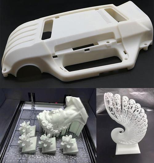 工业级SLA打印机成型的透明医疗手板模型展示