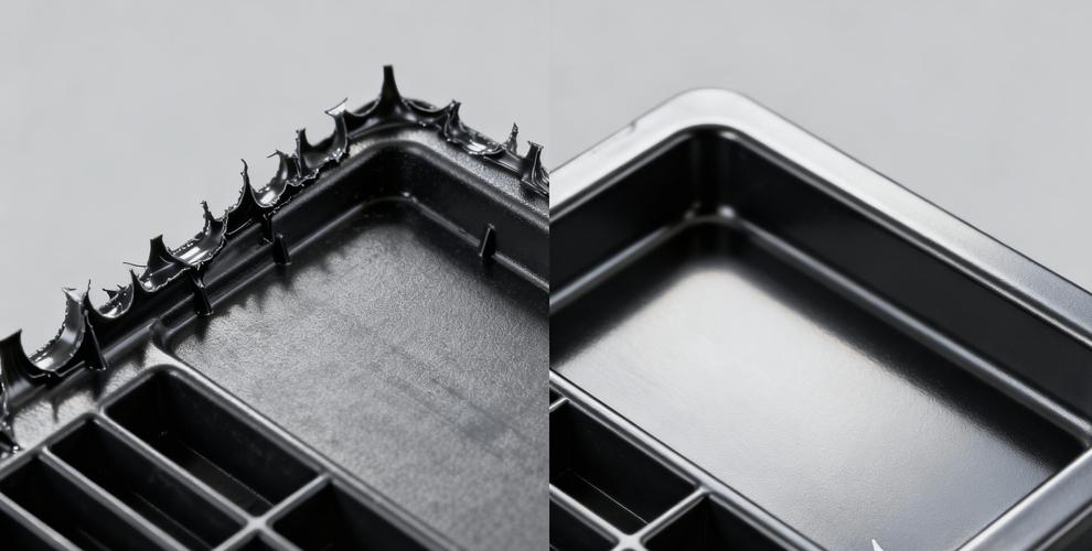 注塑模具飞边缺陷实物特写