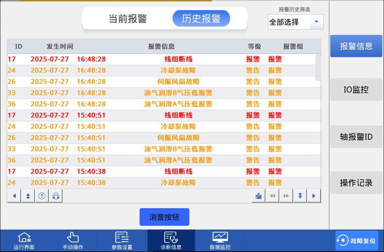 工业HMI报警泛滥屏幕截图对比