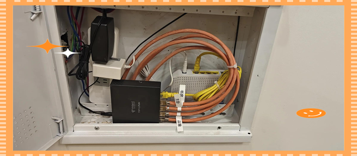 Profibus DP总线敷设现场图