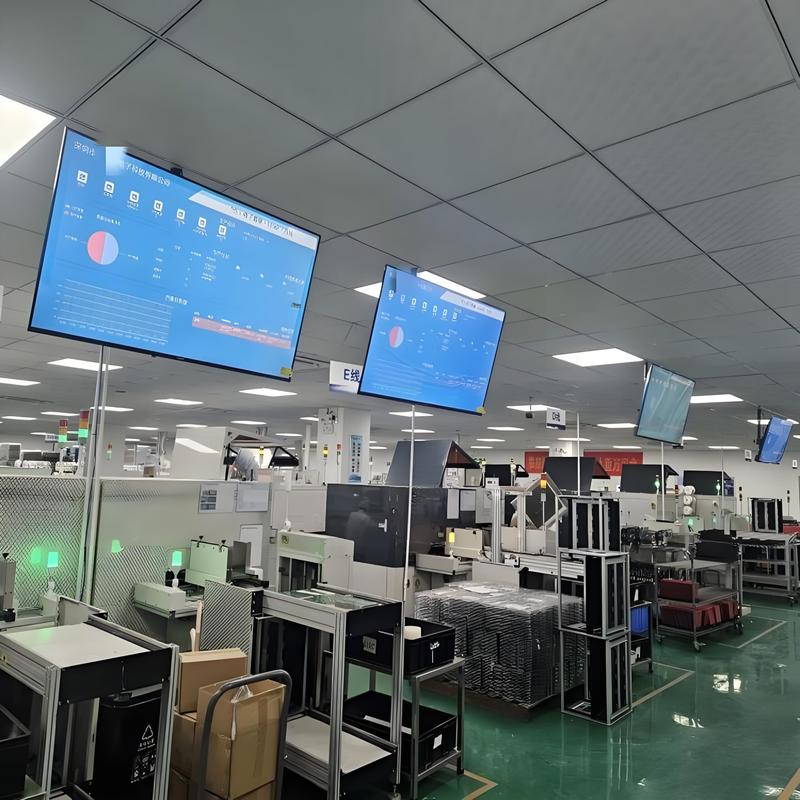 电子看板拉动式生产现场