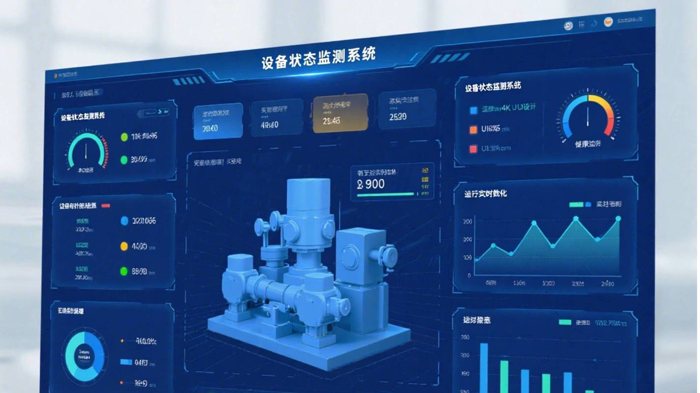 工业5.0 工厂数字孪生 设备健康监测界面