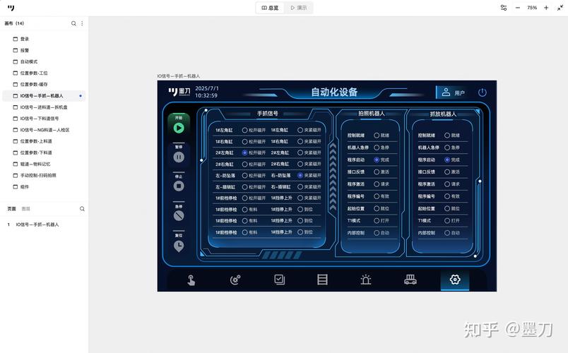 工业HMI界面设计对比复杂菜单与直观仪表