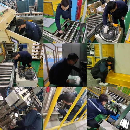 操作工进行TPM自主保全点检实拍