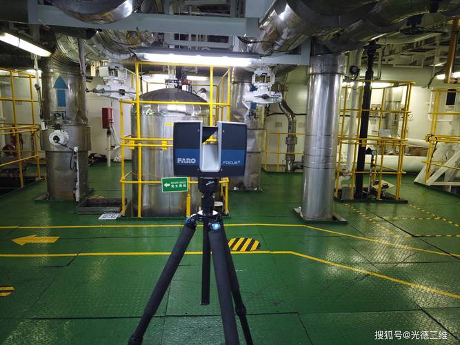 自主移动机器人激光雷达扫描工业环境图