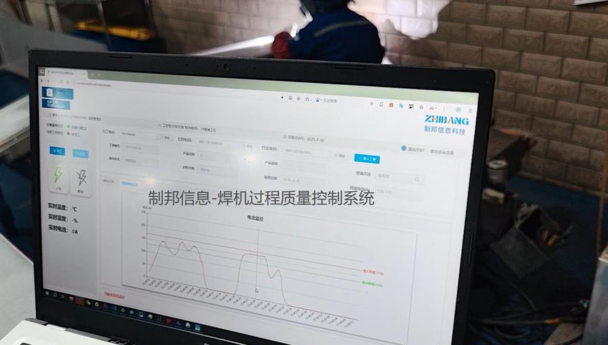 焊接过程实时参数监控系统界面
