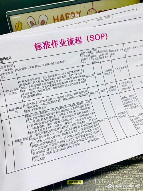 制造业车间SOP文件实拍，操作步骤配图
