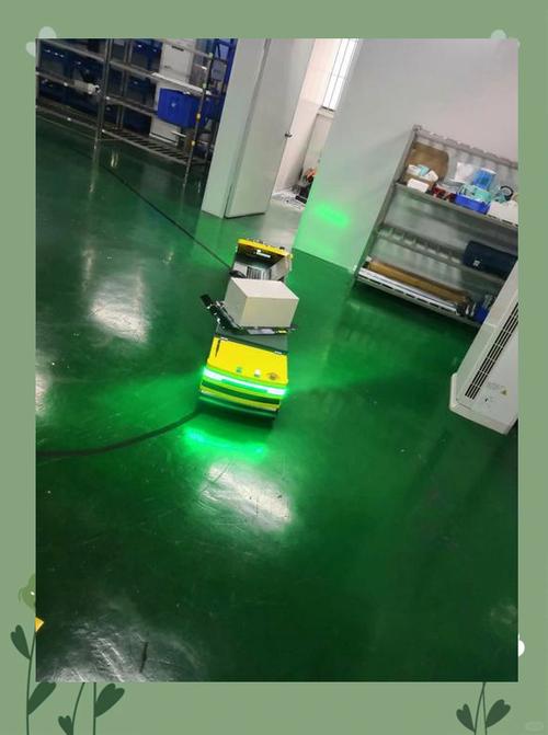AGV激光导航反光板现场安装布局