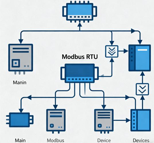 Modbus RTU帧格式示意图