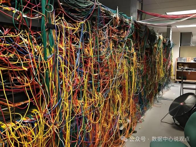 工业设备传感器数据采集杂乱线缆